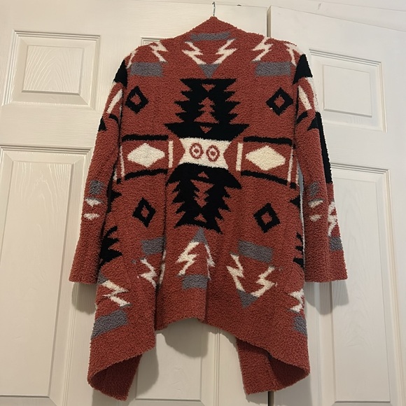 Rust Aztec Cardigan - Picture 5 of 5